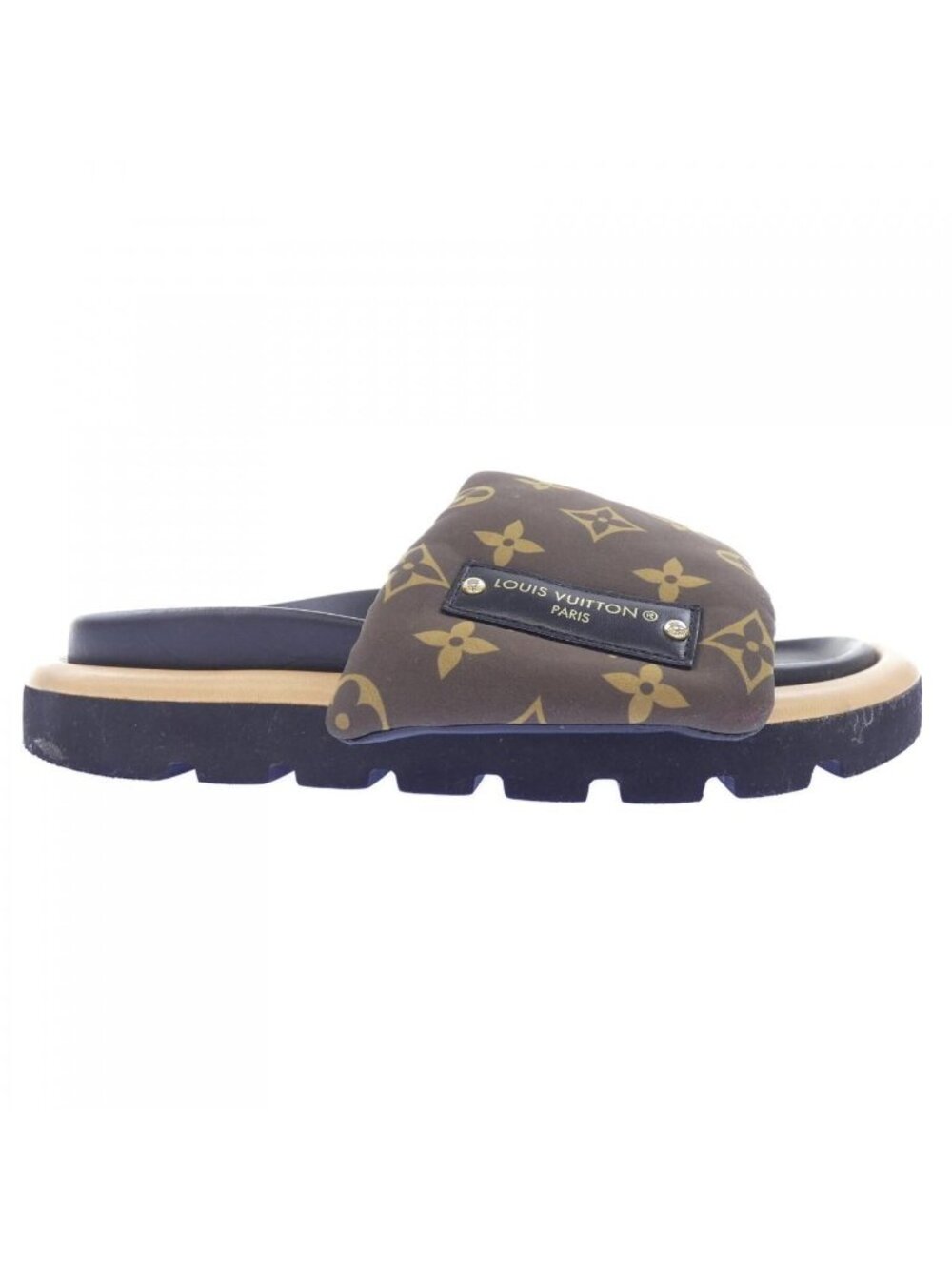 Louis Vuitton Flat Comfort Mule Pool Pillow Line Sandals